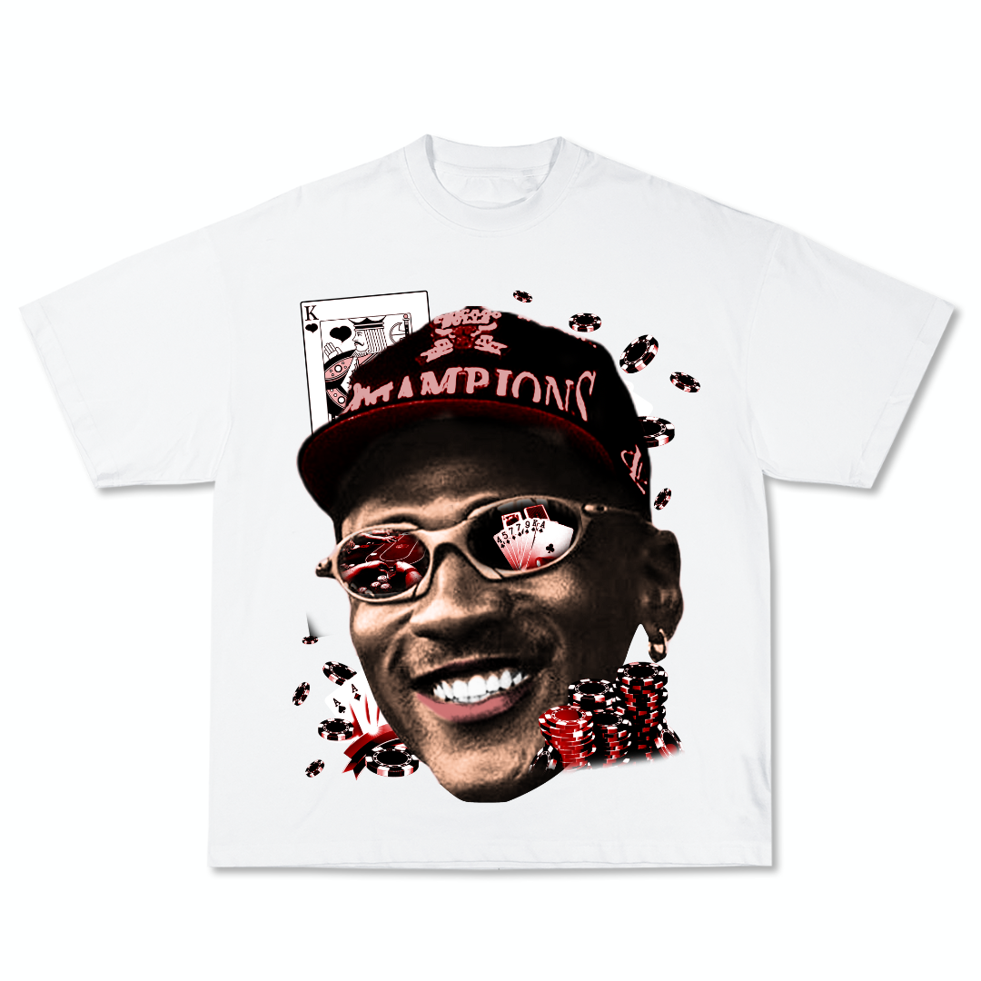 MJ "Gambles" Tee Hoodie, Sweatshirt | CoreVibeTees.com (Image 2)