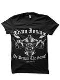 Train Insane Black Tee Hoodie, Sweatshirt | CoreVibeTees.com