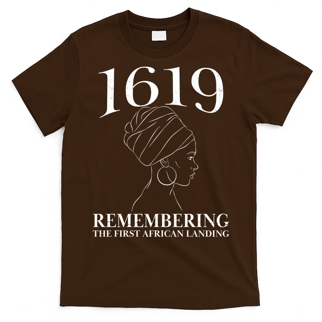 1619 Remembering the First African Landing T-Shirt Hoodie, Sweatshirt | CoreVibeTees.com