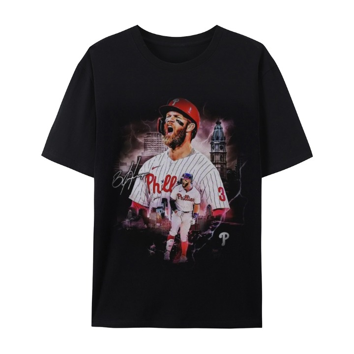 Bryce Harper TEE Style002 Hoodie, Sweatshirt | CoreVibeTees.com (Image 1)