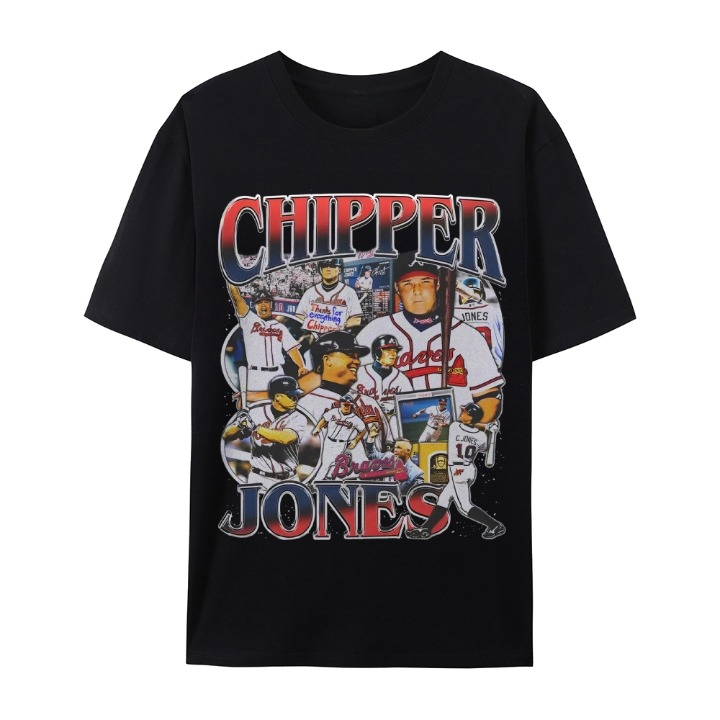 Chipper Jones TEE Style001 Hoodie, Sweatshirt | CoreVibeTees.com (Image 1)