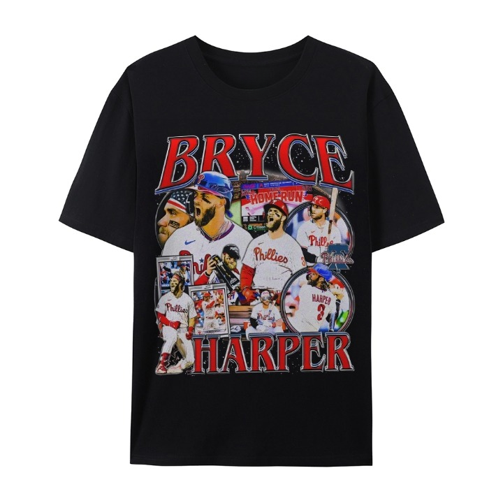 Bryce Harper TEE Style004 Hoodie, Sweatshirt | CoreVibeTees.com (Image 1)