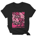 Oh How He Loves Us Shirt Inspirational Christian T-Shirt Gifts For Mom Hoodie, Sweatshirt | CoreVibeTees.com
