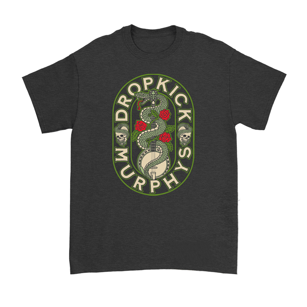 Dropkick Murphys Merch Dropkick Murphys Snake Banjo T-Shirt Gifts For Band Fans Hoodie, Sweatshirt | CoreVibeTees.com