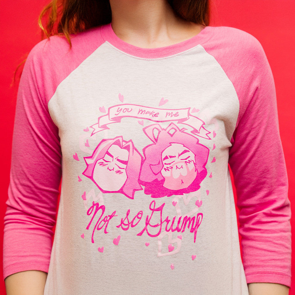 Gamegrumps Merch Game Grumps You Make Me Not So Grump Raglan Shirt Christmas Gift for Him Hoodie, Sweatshirt (Image 2)