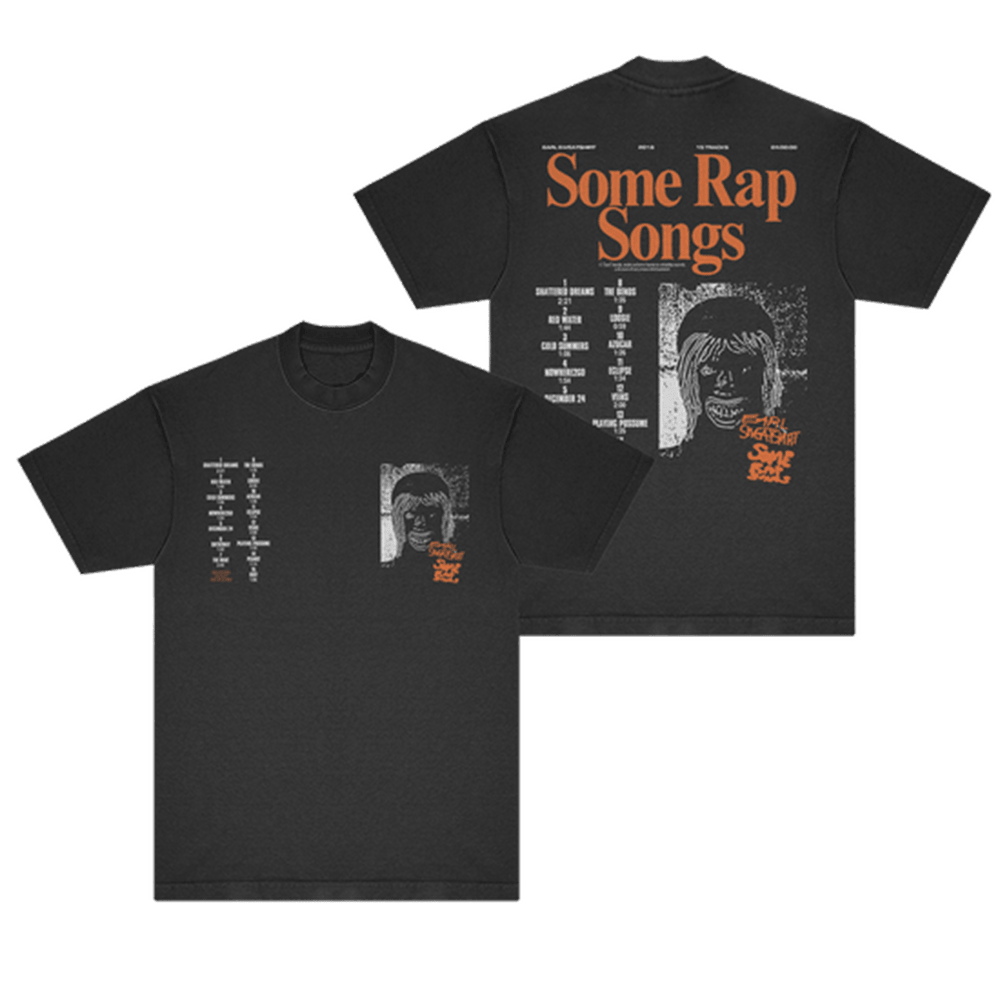 Earl Sweatshirt Merch Some Rap Songs Tracklist T-Shirt Father's Day Gifts For Son In Law Hoodie | CoreVibeTees.com