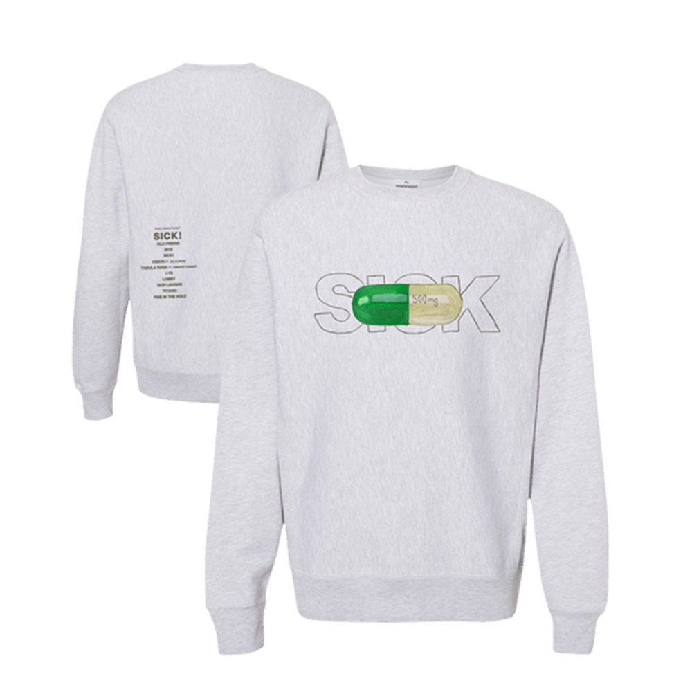 Earl Sweatshirt Merch SICK Tracklist Sweatshirt Best Father's Day Gifts For Dad T-Shirts, Hoodie | CoreVibeTees.com
