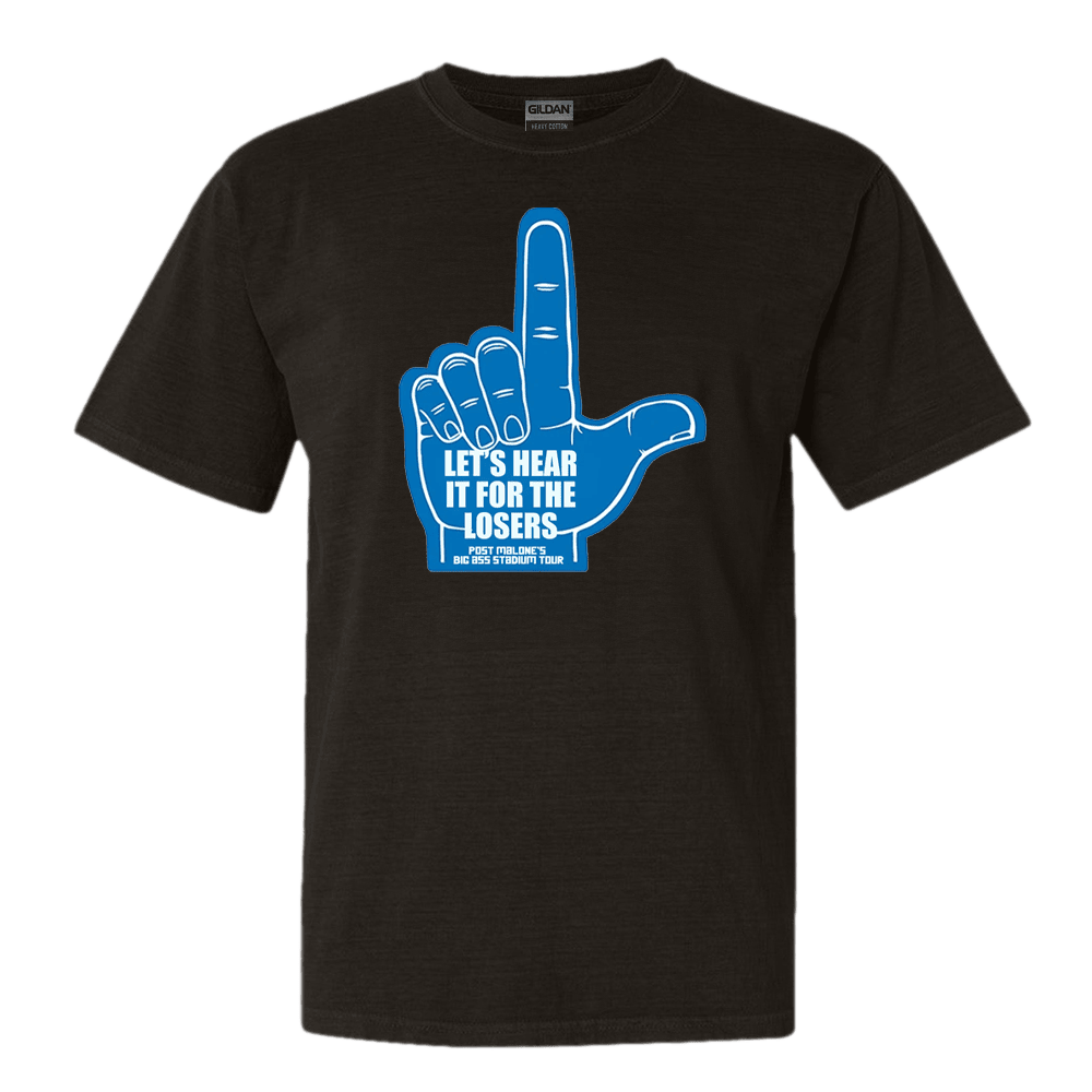 Post Malone Merch Losers Foam Finger T-Shirt Father's Day Presents From Daughter Hoodie, Sweatshirt (Image 1)
