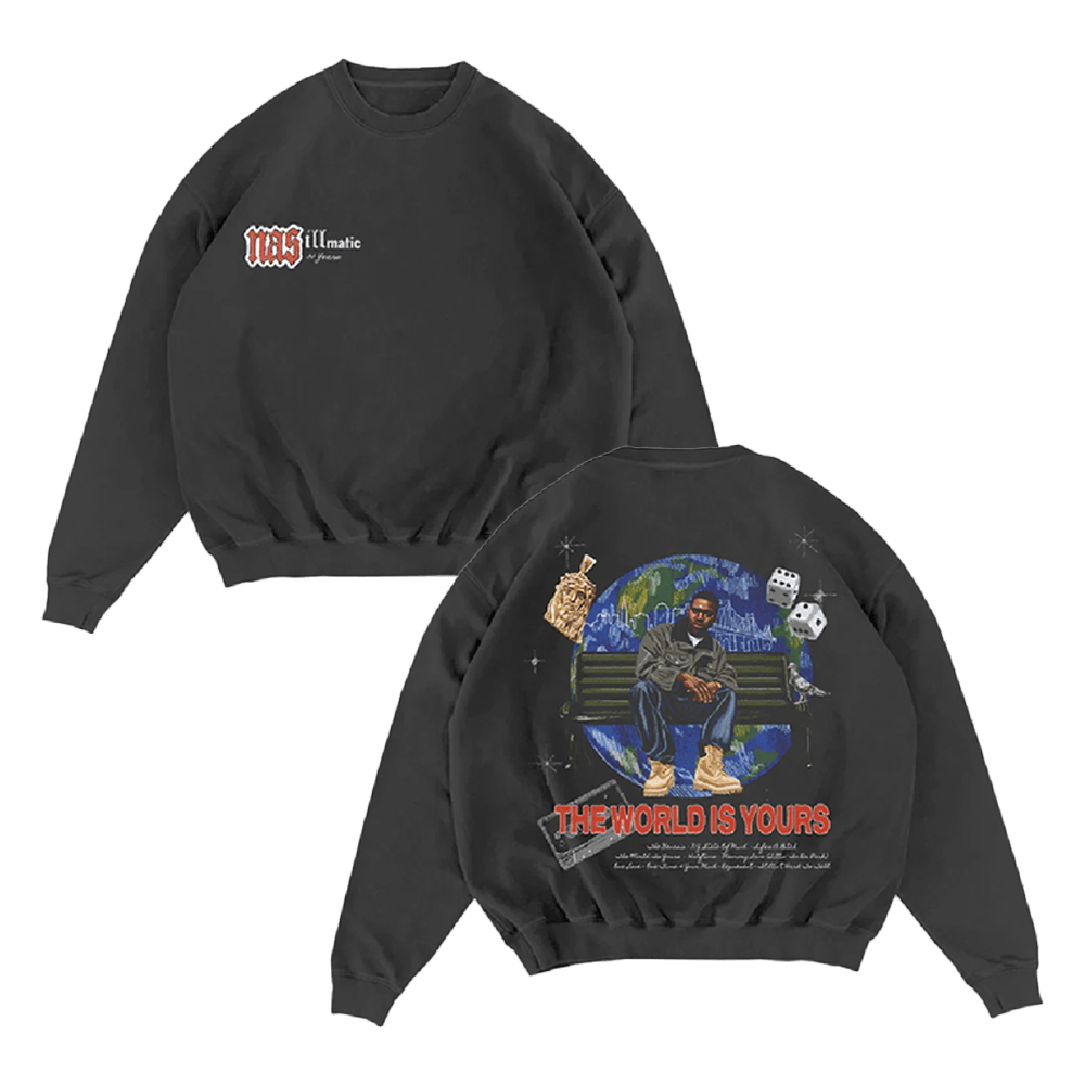 Nas Irjones Merch 30 Years Of Illmatic Off Black Sweatshirt Father's Day Gifts For Husband T-Shirts, Hoodie