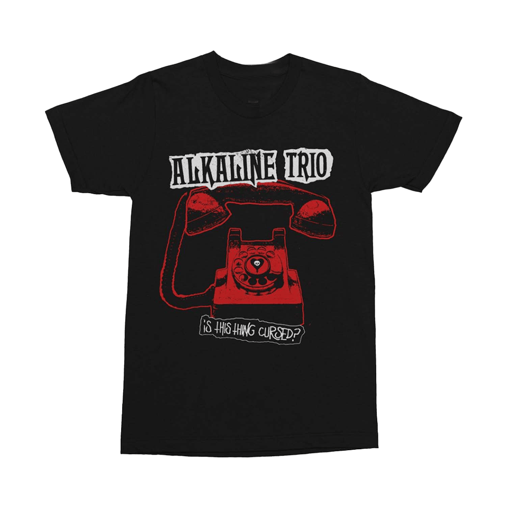 Alkaline Trio Merch Cursed Phone Womens T-Shirt Gifts For Music Enthusiasts Hoodie, Sweatshirt | CoreVibeTees.com