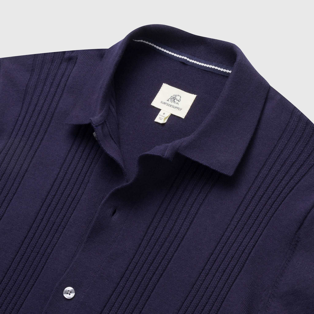 Brent Rib Knit Sweater Shirt - Navy Blazer Hoodie, Sweatshirt | CoreVibeTees.com (Image 4)