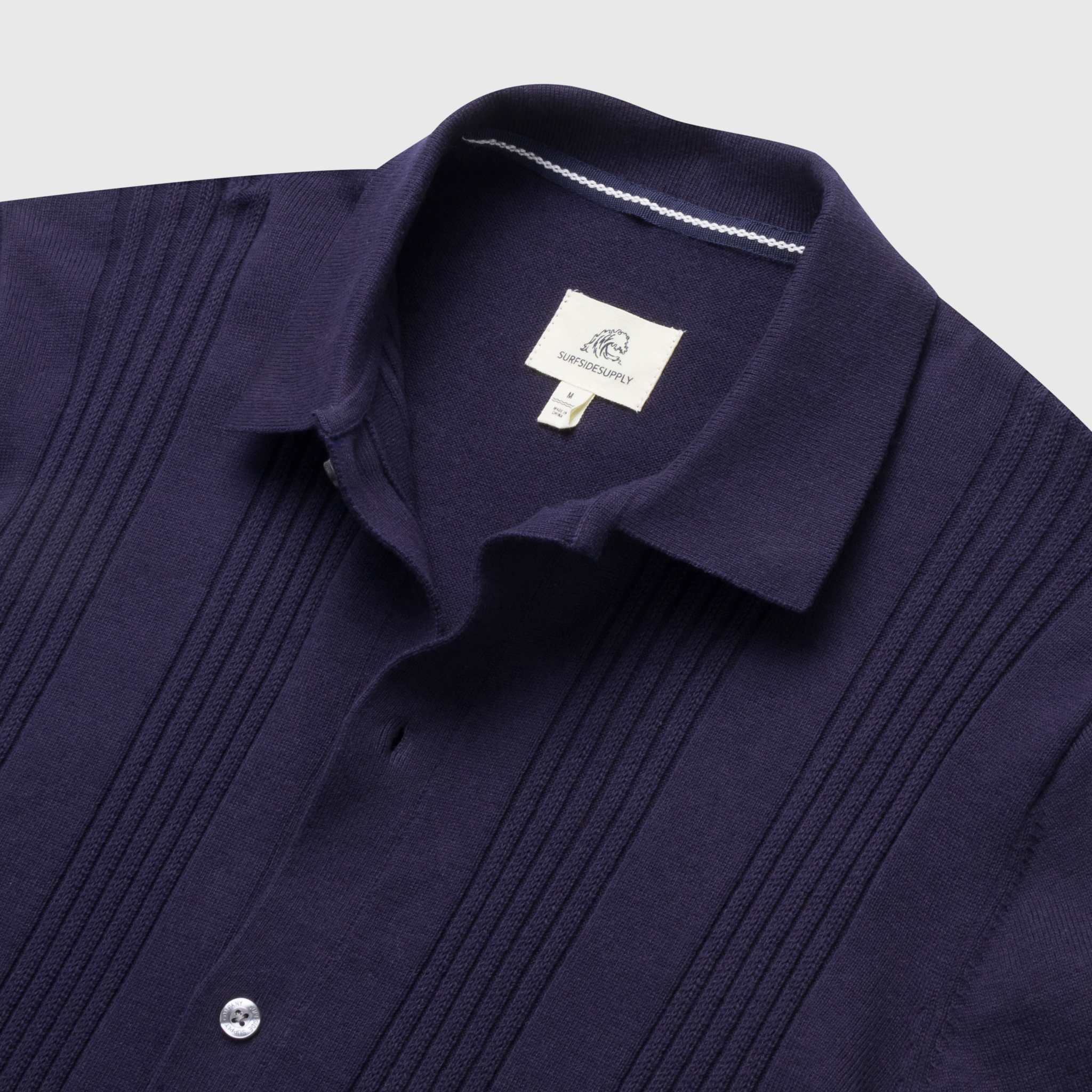 Brent Rib Knit Sweater Shirt - Navy Blazer Hoodie, Sweatshirt | CoreVibeTees.com (Image 4)