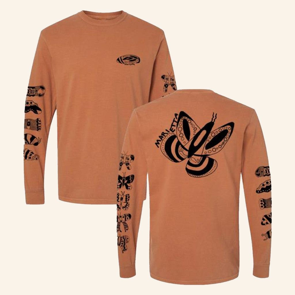 Merch In Merch Marietta Butterfly Long Sleeve T-Shirt Best Birthday Gift For Wife Hoodie, Sweatshirt | CoreVibeTees.com