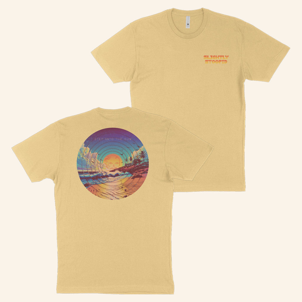 Slightly Stoopid Merch Step Into The Sun Banana Cream T-Shirt Gifts For Fans Hoodie, Sweatshirt | CoreVibeTees.com