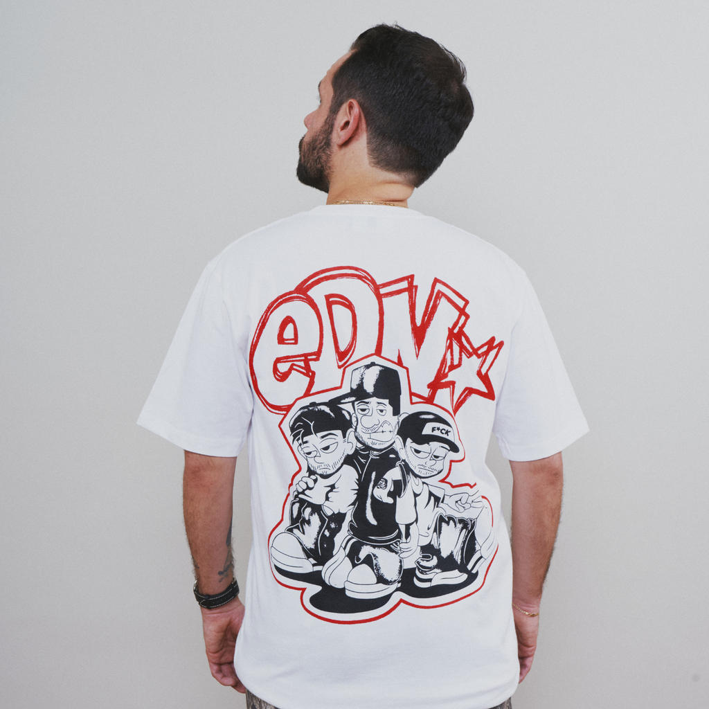 Escuela De Nada - Bound White Tee Hoodie, Sweatshirt | CoreVibeTees.com (Image 3)