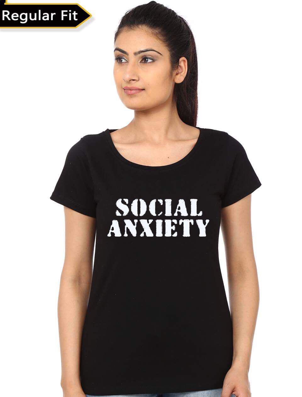 Social Anxiety Black Girls T-Shirt Hoodie, Sweatshirt | CoreVibeTees.com