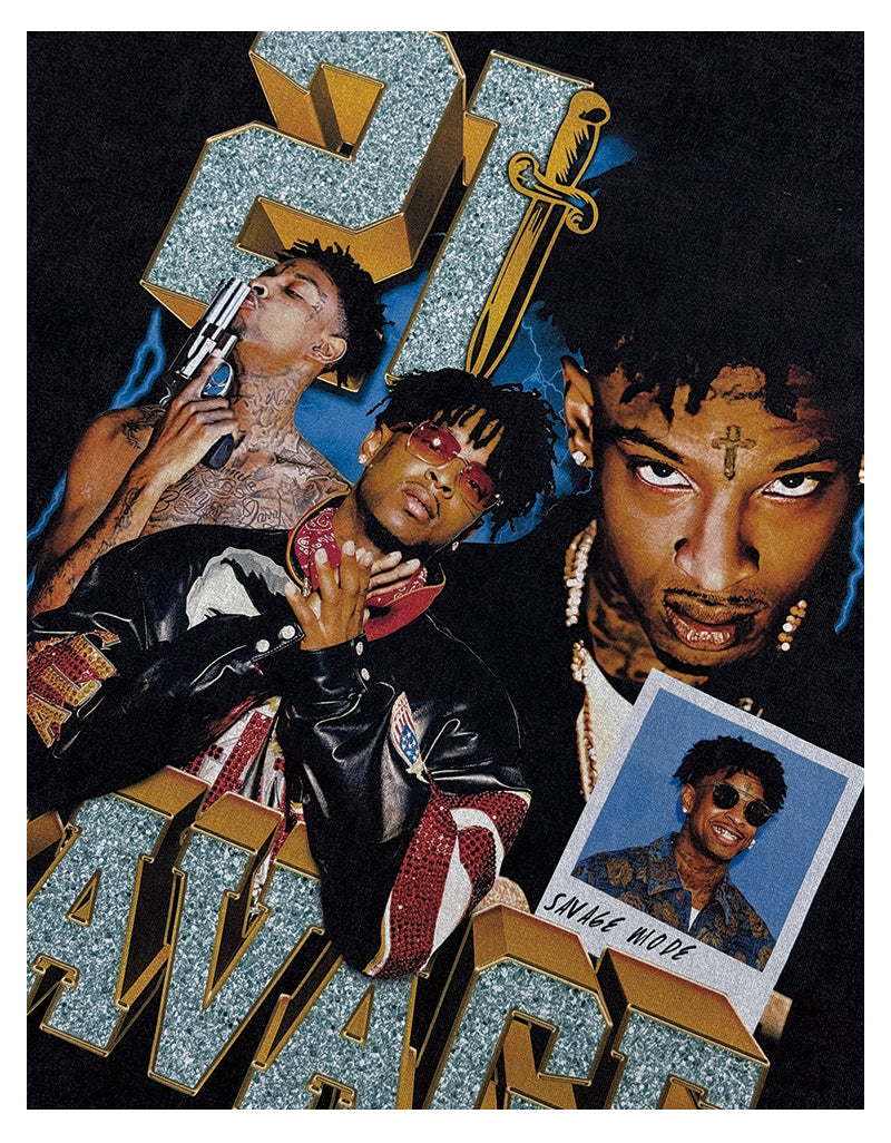 21 Savage Hoodie Style003 T-Shirts, Sweatshirt | CoreVibeTees.com (Image 4)