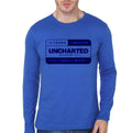 Uncharted Royal Blue Full Sleeve T-Shirt Hoodie, Sweatshirt | CoreVibeTees.com