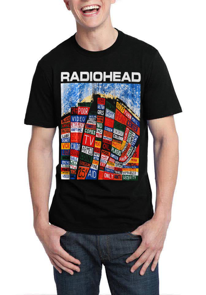 Radiohead Black T-Shirt Style001 Hoodie, Sweatshirt | CoreVibeTees.com