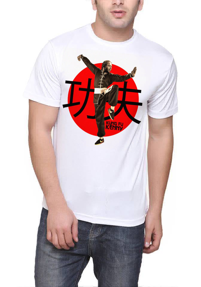 Kung Fu Kenny White T- T-Shirts, Hoodie, Sweatshirt | CoreVibeTees.com