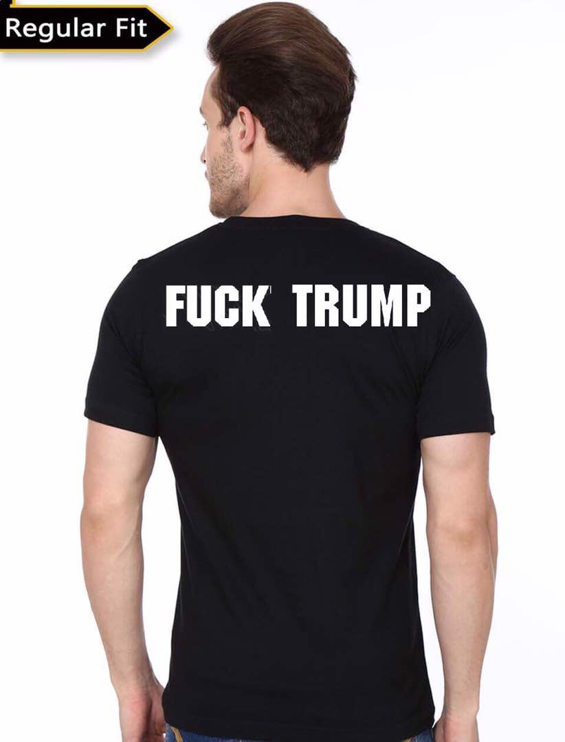 Fuck Trump Black T-Shirt Hoodie, Sweatshirt | CoreVibeTees.com