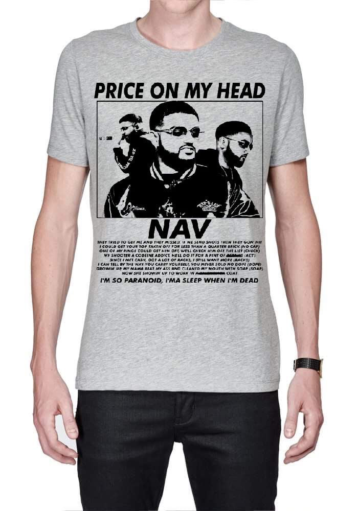 NAV The Weeknd Price On My Head T-Shirt Hoodie, Sweatshirt | CoreVibeTees.com