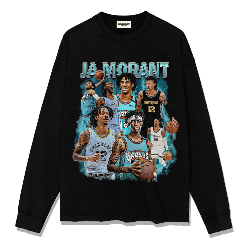Ja Morant Sweatshirt NBA 2024 Style001 T-Shirts, Hoodie | CoreVibeTees.com (Image 3)