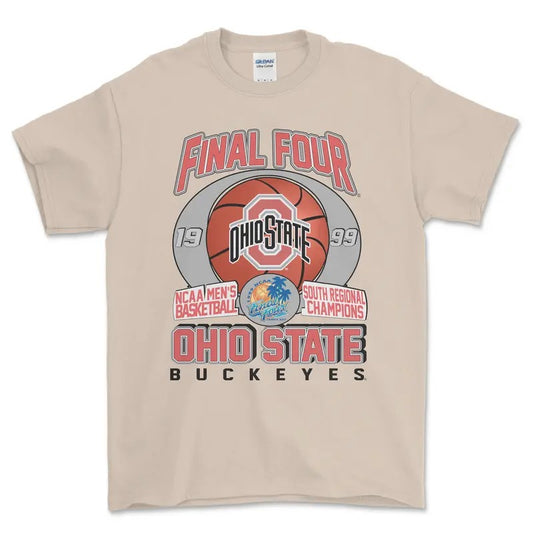 1999 NCAA Final Four Ohio State T-Shirt,, graphic vintage sports tees for men