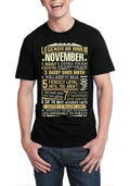 Legends Are Born In November T-Shirt Hoodie, Sweatshirt | CoreVibeTees.com