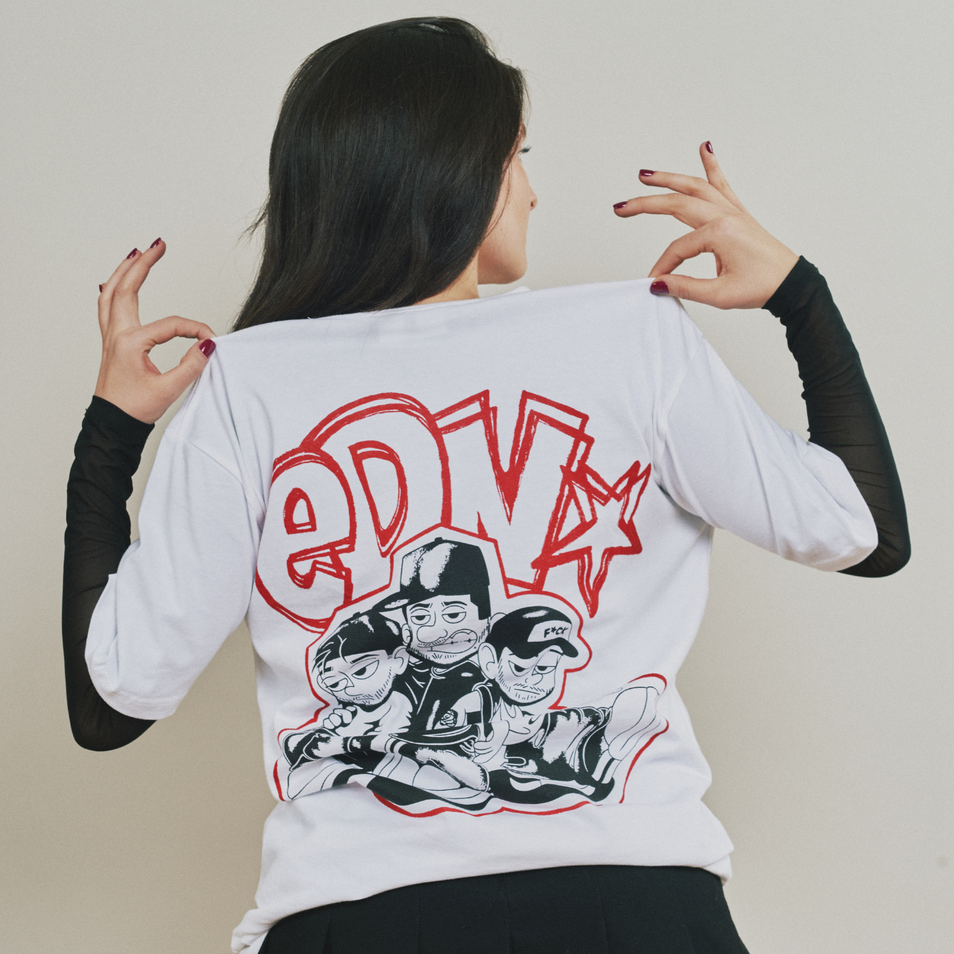 Escuela De Nada - Bound White Tee Hoodie, Sweatshirt | CoreVibeTees.com (Image 5)