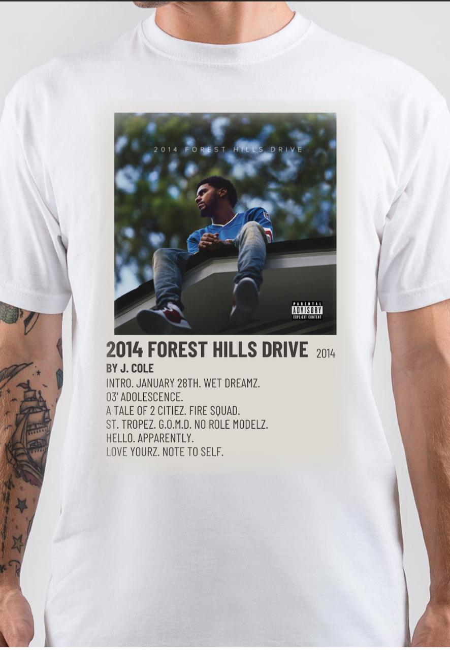 J Cole Forest Hill Drive T-Shirt Hoodie, Sweatshirt | CoreVibeTees.com