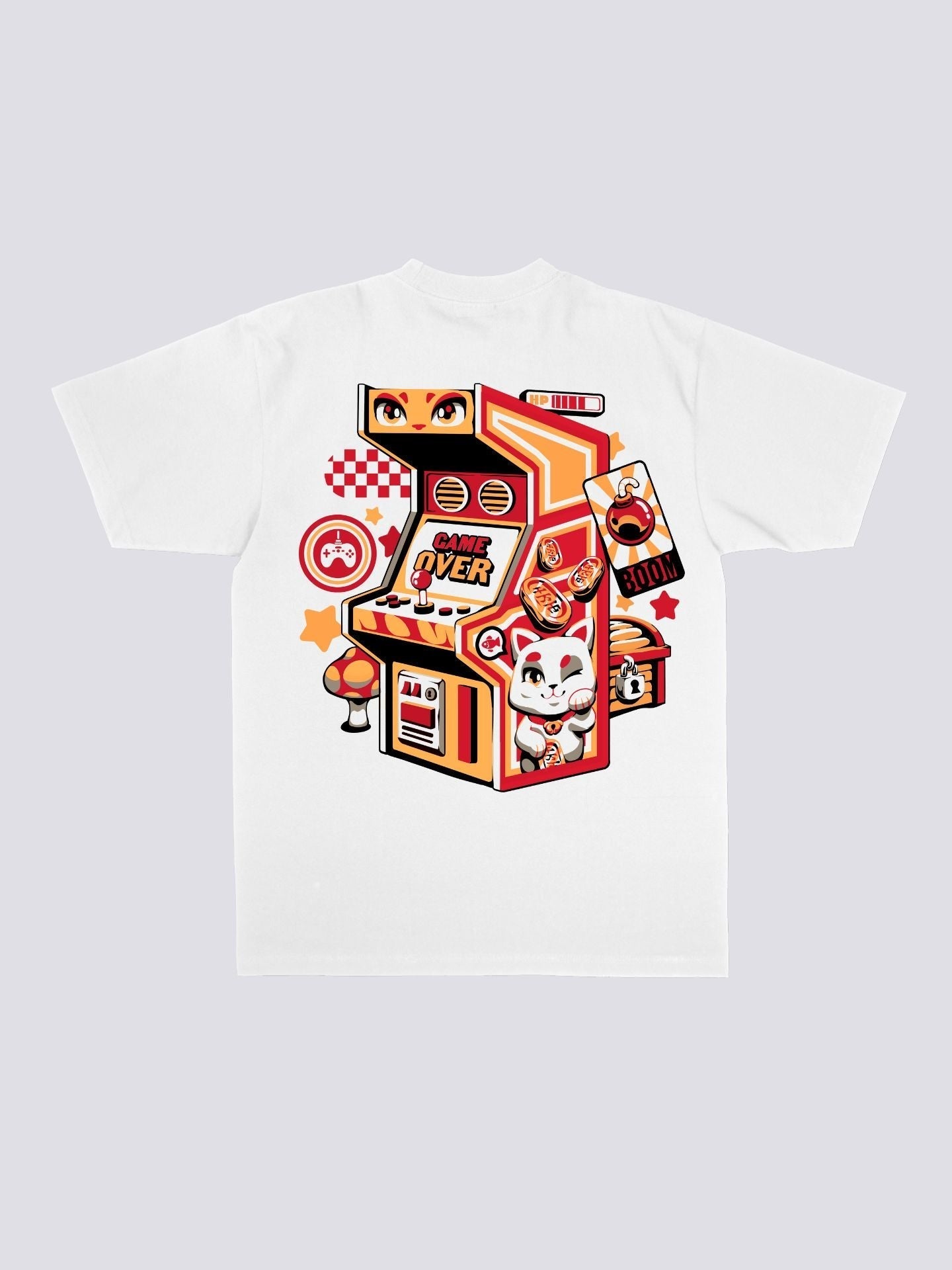Arcade Neko T-Shirt Hoodie, Sweatshirt | CoreVibeTees.com (Image 1)