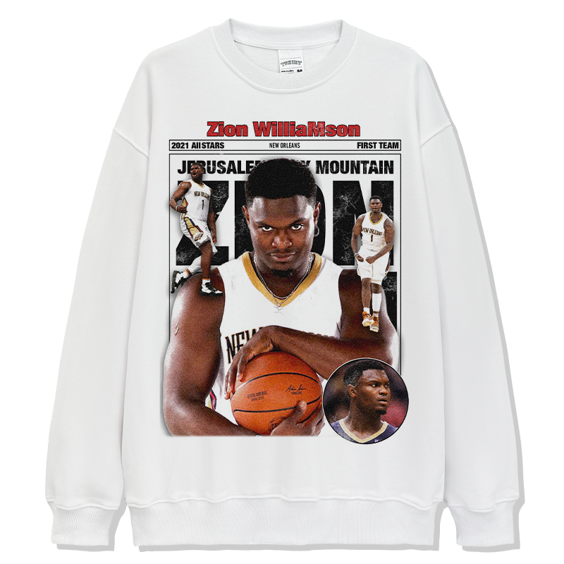 Zion Williamson Sweatshirt NBA 2024 T-Shirts, Hoodie | CoreVibeTees.com (Image 1)