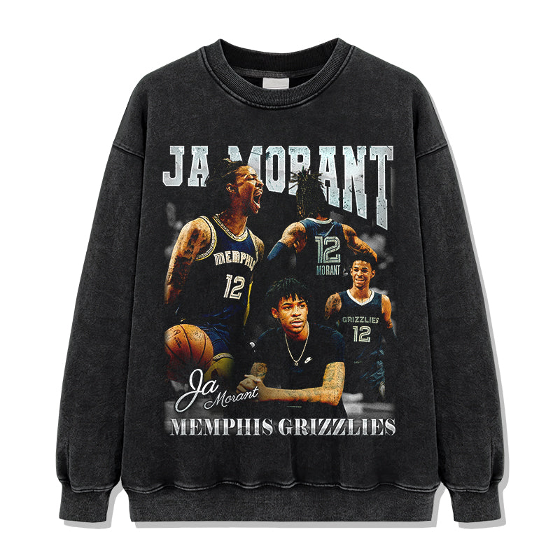 Ja Morant Sweatshirt NBA 2024 Style007 T-Shirts, Hoodie | CoreVibeTees.com (Image 1)