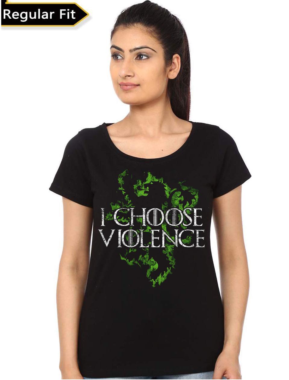 I Choose Violence Black T-Shirt Hoodie, Sweatshirt | CoreVibeTees.com