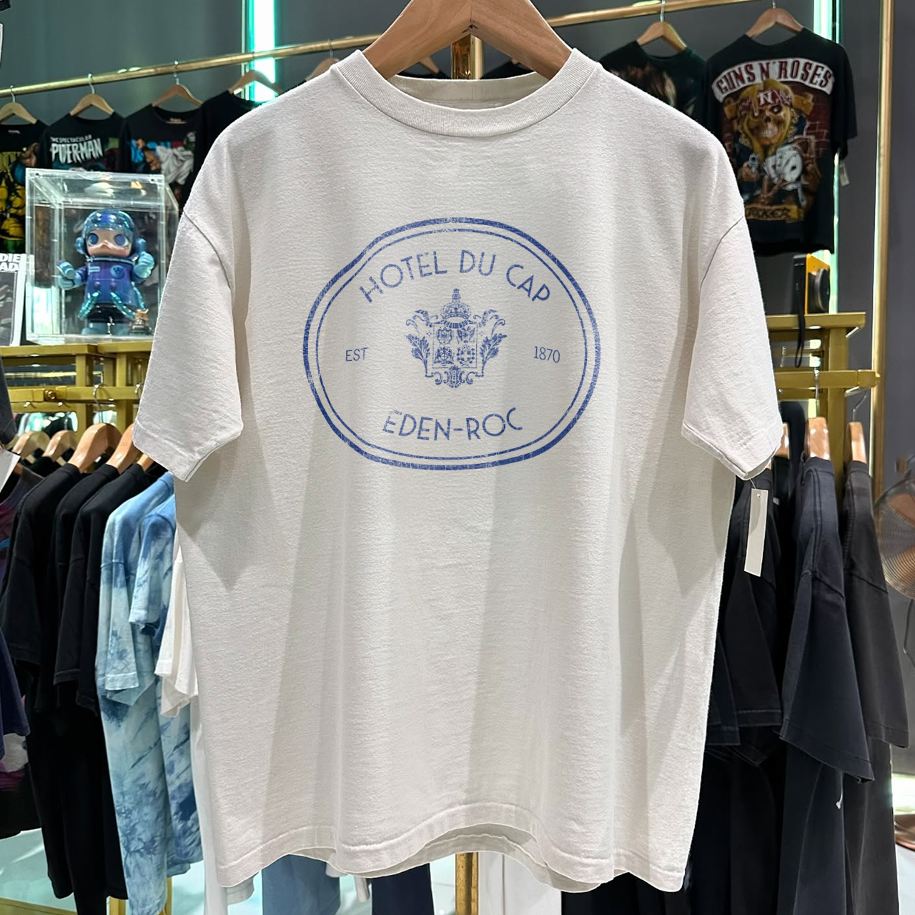 90s DU CAP EDEN ROCK RARE WASHED WHITE T-SHIRT Hoodie, Sweatshirt | CoreVibeTees.com (Image 1)