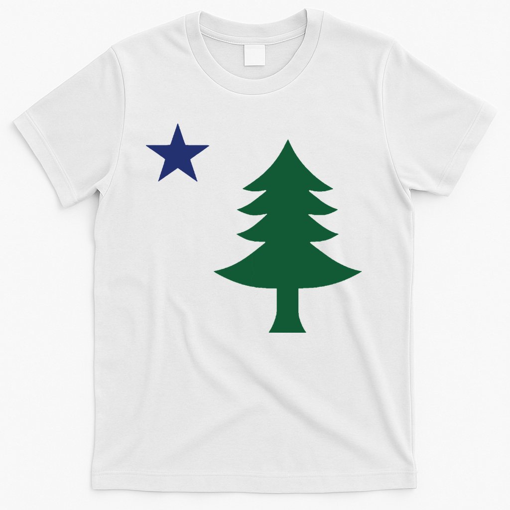 1901 Old First Flag Of Maine Pine Tree And Star T-Shirt Hoodie, Sweatshirt | CoreVibeTees.com