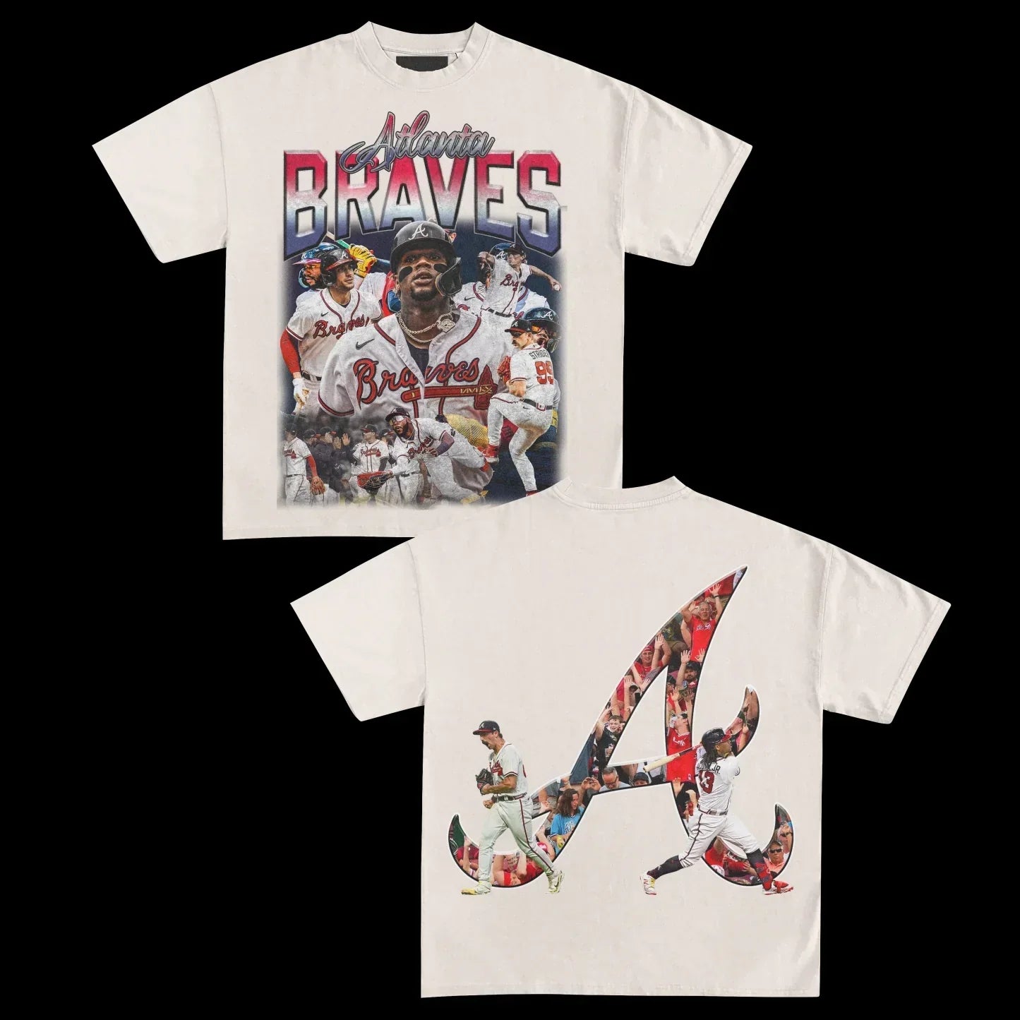 Atlanta Braves Back design TEE Hoodie, Sweatshirt | CoreVibeTees.com (Image 3)