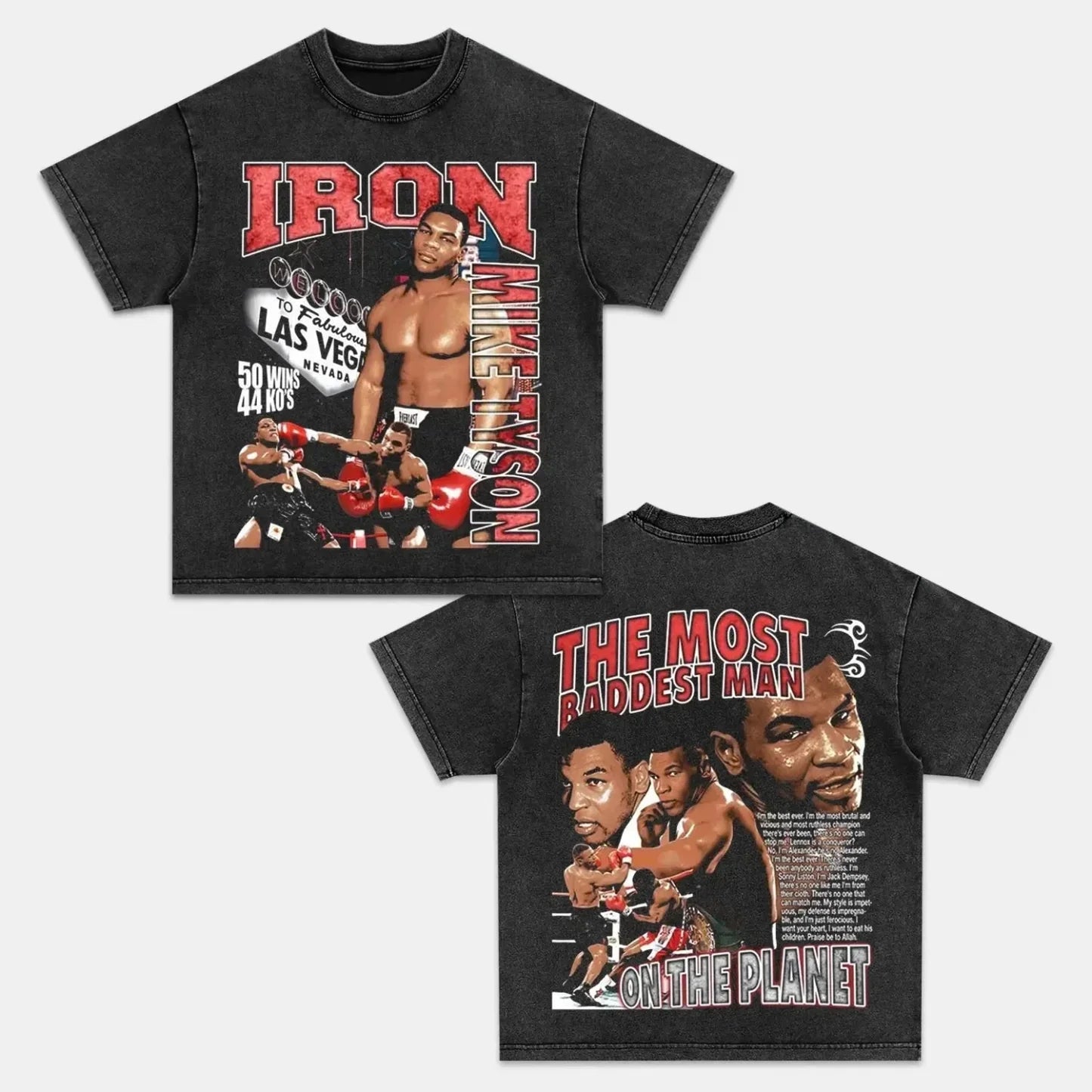 Mike Tyson Back Design TEE Style001 Hoodie, Sweatshirt | CoreVibeTees.com (Image 2)