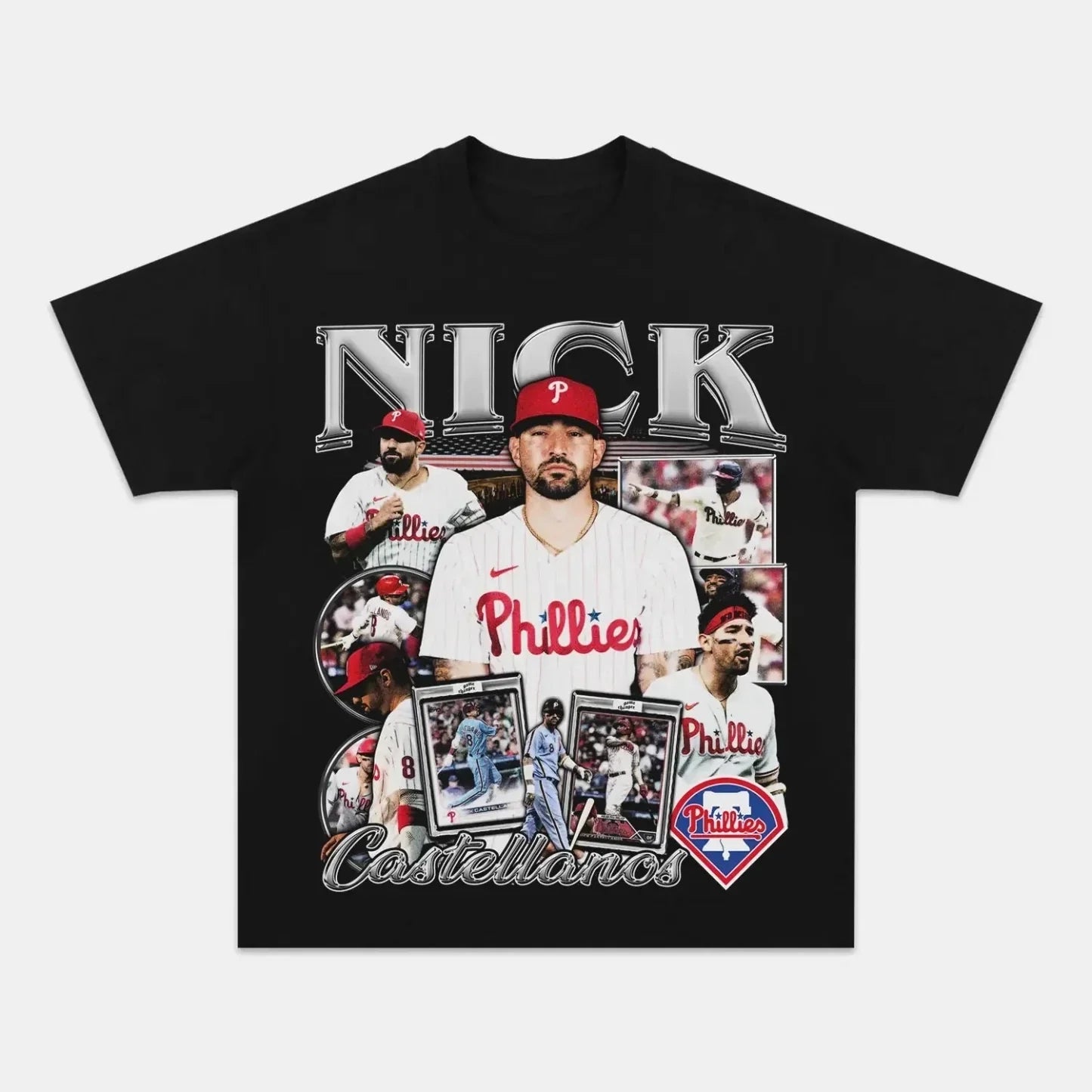 Nick Castellanos TEE Style001 Hoodie, Sweatshirt | CoreVibeTees.com (Image 1)
