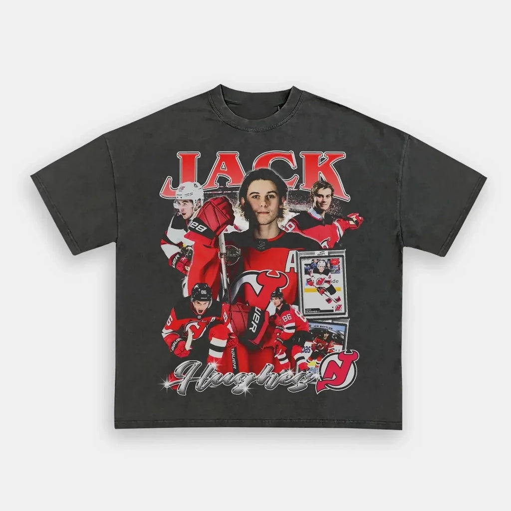 Jack Hughes TEE Style001 Hoodie, Sweatshirt | CoreVibeTees.com (Image 3)