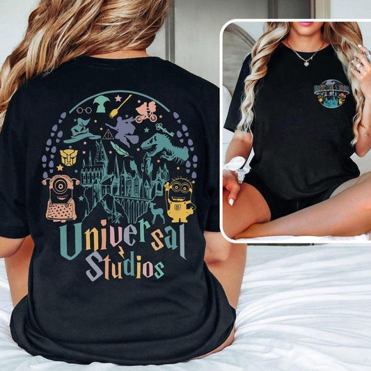 2 Sided Univ.ersal Studios Tshirt Sweatshirt, Un.iversal Studios Shirt, Trip Shirt, Family Vacation Shirt
