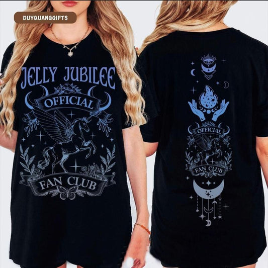 2 Sided, Jelly Jubilee Crescent City SVG, Jelly Jubilee Fan Club PNG, Fantasy Bookish, Bryce Quinlan Shirt Design, SJM