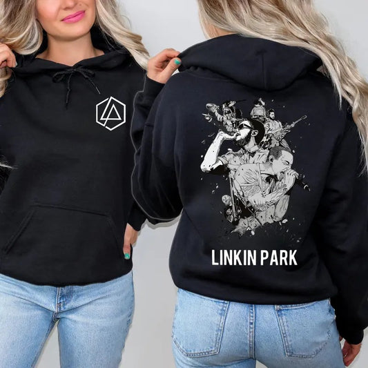 2 Sides Linkinn Rock Parkk Concert Shirt, Rock Concert Outfit, Rock Icon T-shirt, Unisex Sweater Pullover Tee