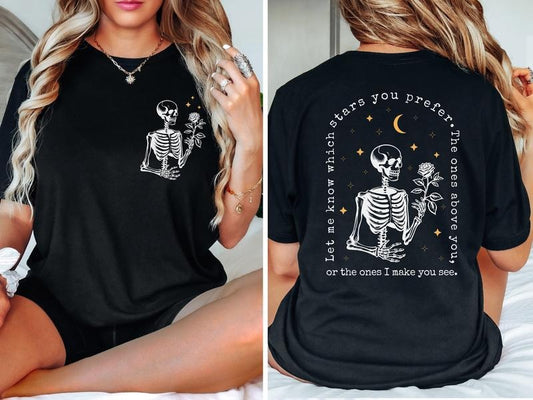 2 Slide Design, Haunting Adeline Shirt Romance of the Stars Merch Zade Meadows Dark Romance Gift for Her Booklover T shirt BookTok Smut Reader Bookish Tee