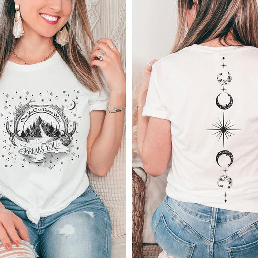 2 Slide Design, Velaris City Of Starlight T-Shirt, Only You Can Decide What Breaks You, The Night Court Tshirt, ACOTAR Velatis Tee Gift