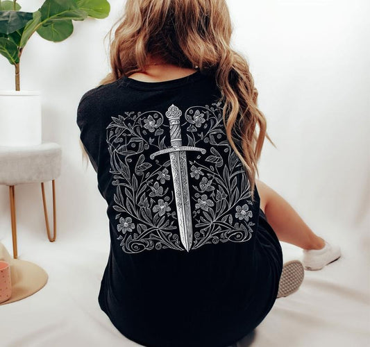 2 Slide Design, You do not falter, You do not yield two sided tshirt, iPrintasty - Bookish, SJM merch, A Court of Thorns and Roses top