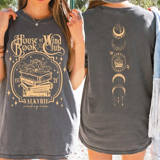 2 Slide, House Of Wind Book Club Shirt, Valkyrie Reading Room Tee, Night Court Sarah J Maas, Acotar Book Club , Book Lover Gift Shirt