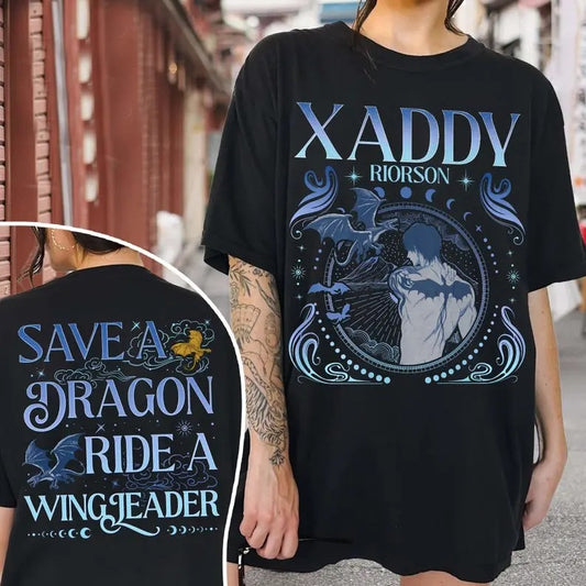 2 Slide, Onyx Storm T-Shirt, Xaden Riorson, Xaden Fourth Wing Tee, Fourth Wing Merch, Iron Flame tshirt, Rebecca Yarros Apparel, Xaddy, Bookishstyle{n002}4