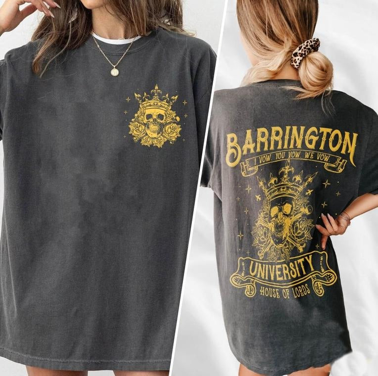 2 Slides, The Ritual Book  T- shirt, Dark Romance Novel, Shantel Tessier Shirt, Spicy Romance Merch Casual Cotton Crewneck Basic  Top Sleeve Loose